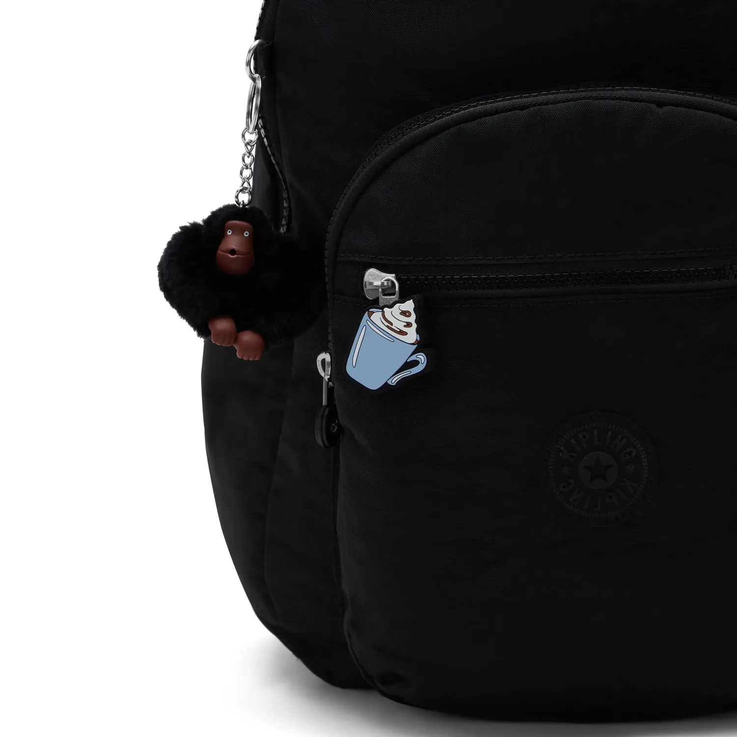 Kipling Hot Chocolat Puller hanger Multicolor Extra klein fun