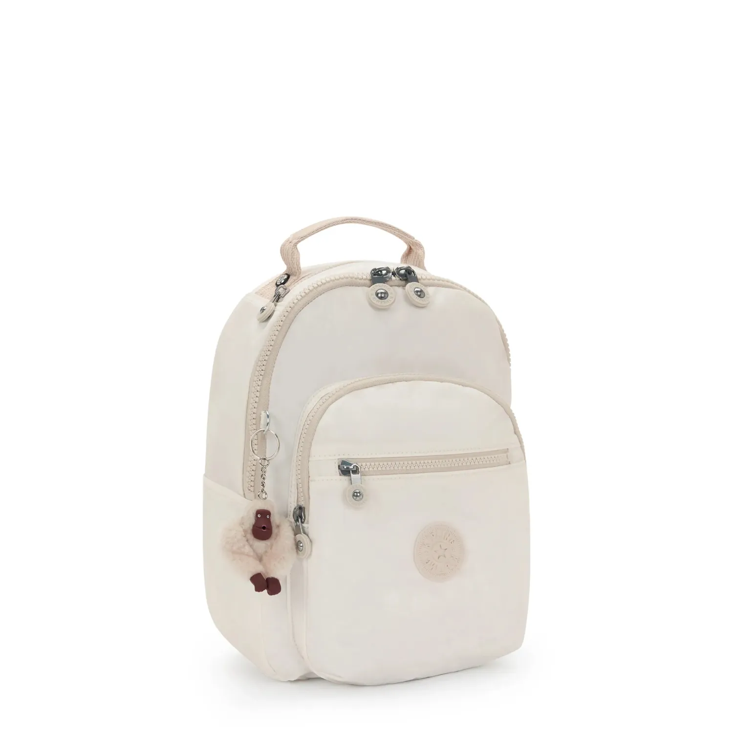 Kipling Seoul S rugzak Klein Pure White 11 inch tabletvak