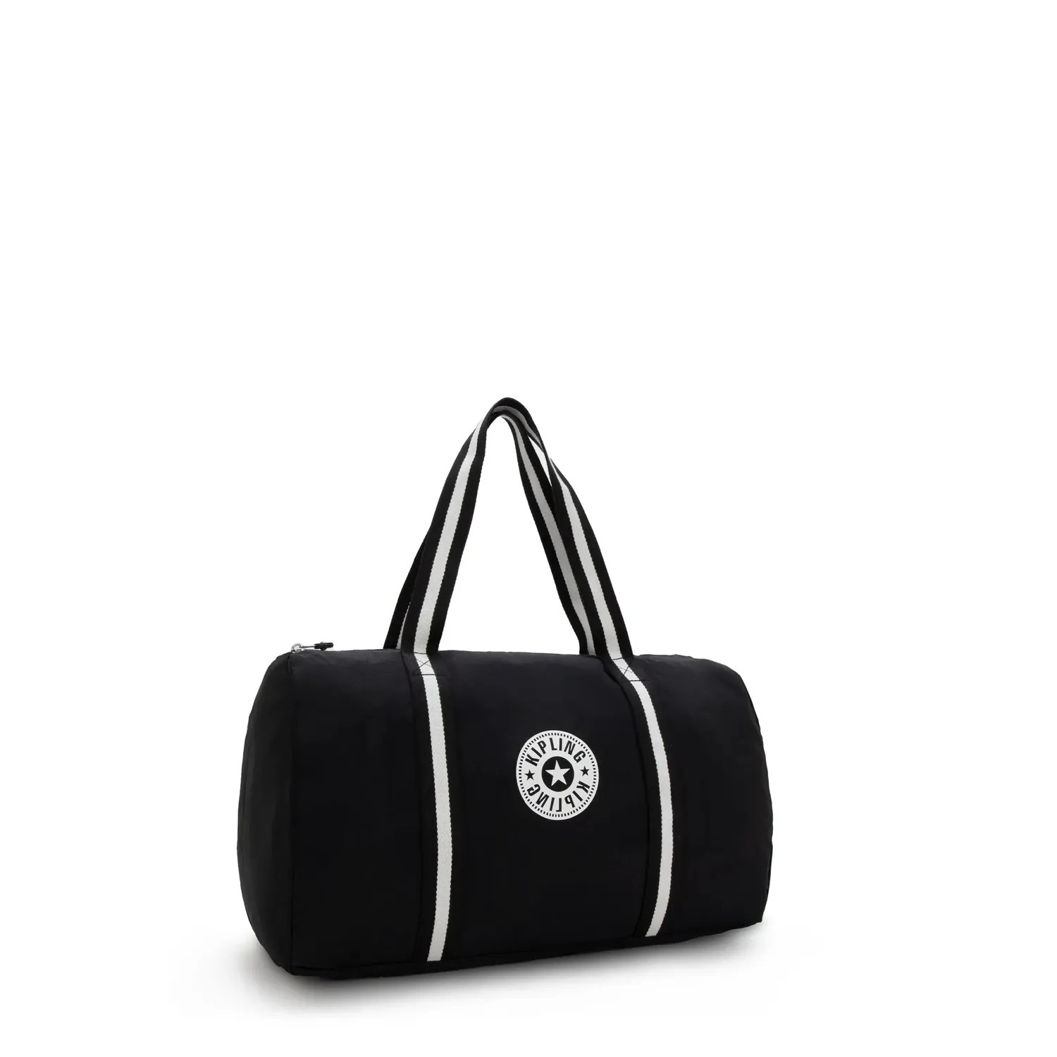 Kipling Honest Up reistas black white hip groot opvouwbaar