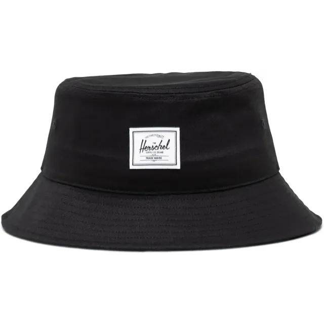 Herschel Norman Bucket Hat emmerhoed zwart katoen