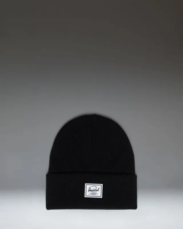 Herschel Elmer Beanie muts zwart gebreid