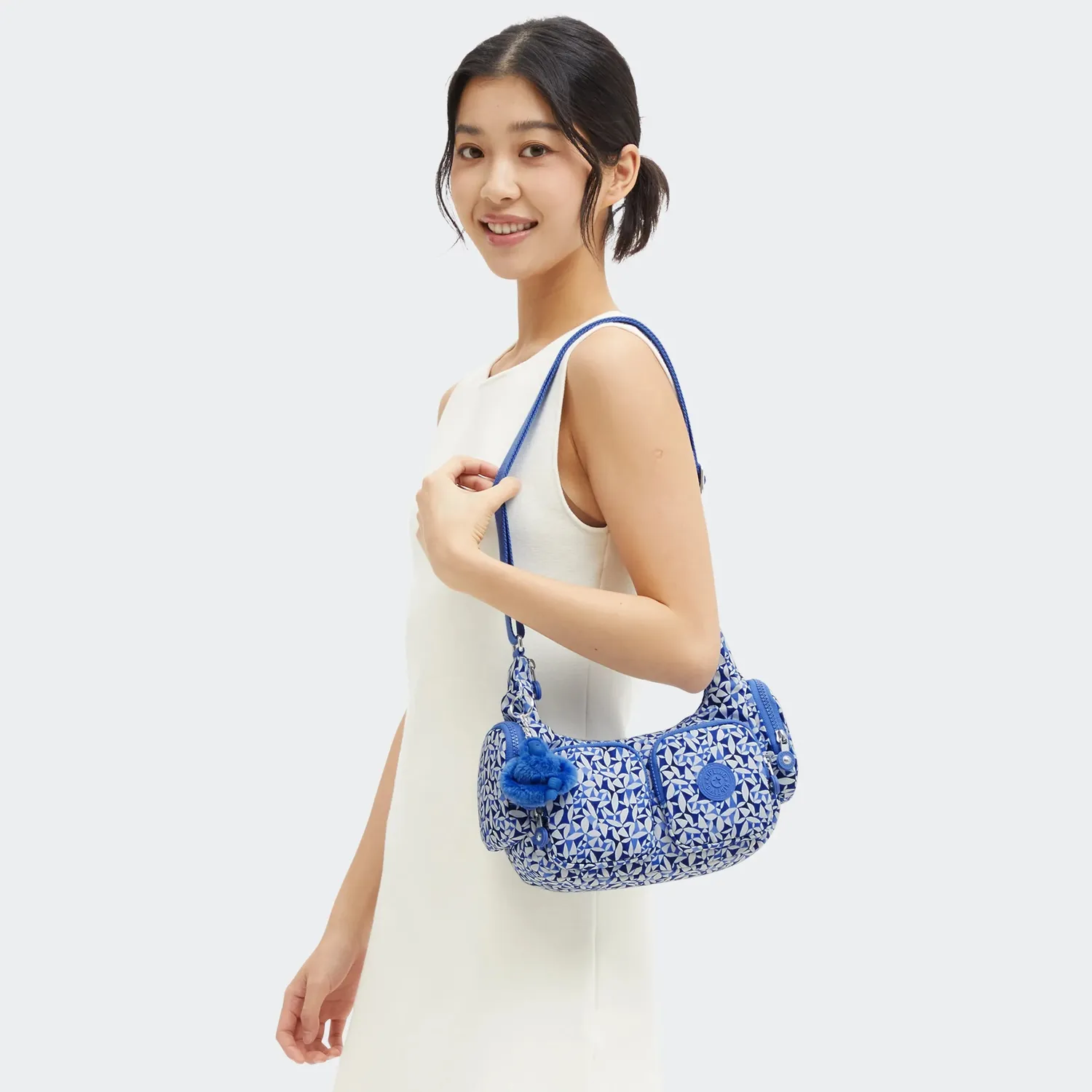 Kipling Rikka S crossbodytas Crazy Leaves klein