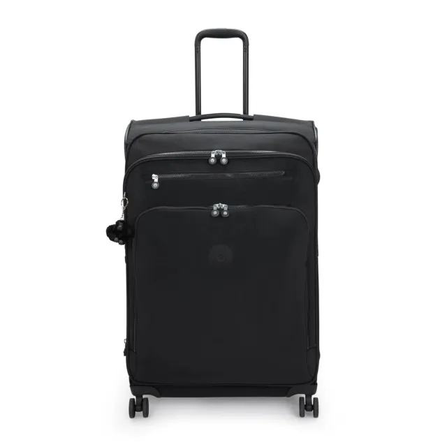 Kipling Youri Spin L koffer Black Noir groot uitbreidbaar