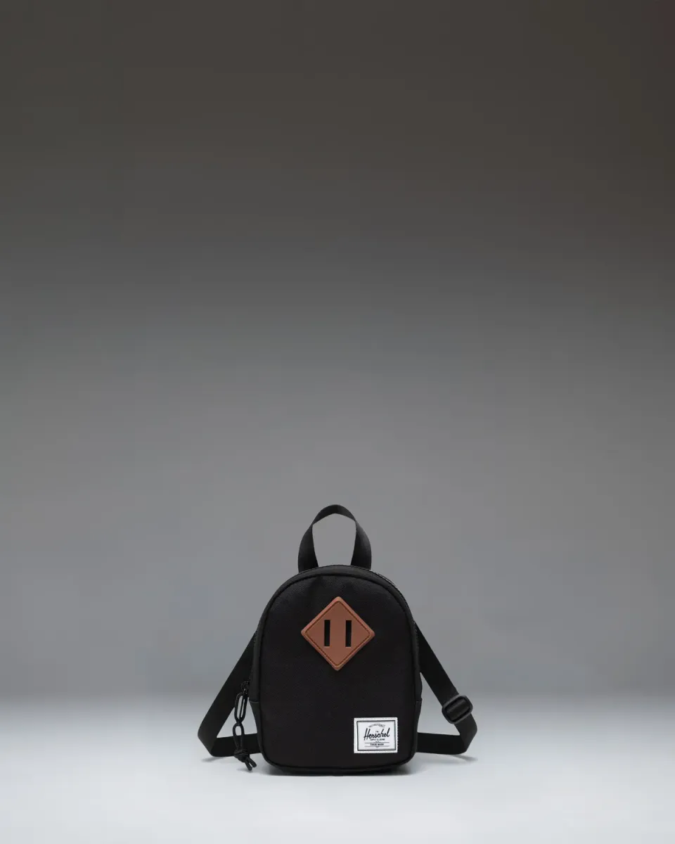 Herschel Heritage Crossbody tas kids Zwart verstelbaar