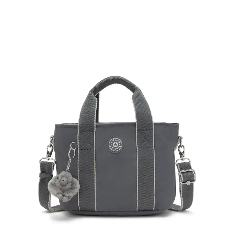 Kipling Minta schoudertas Moonlit Grey klein 5 liter