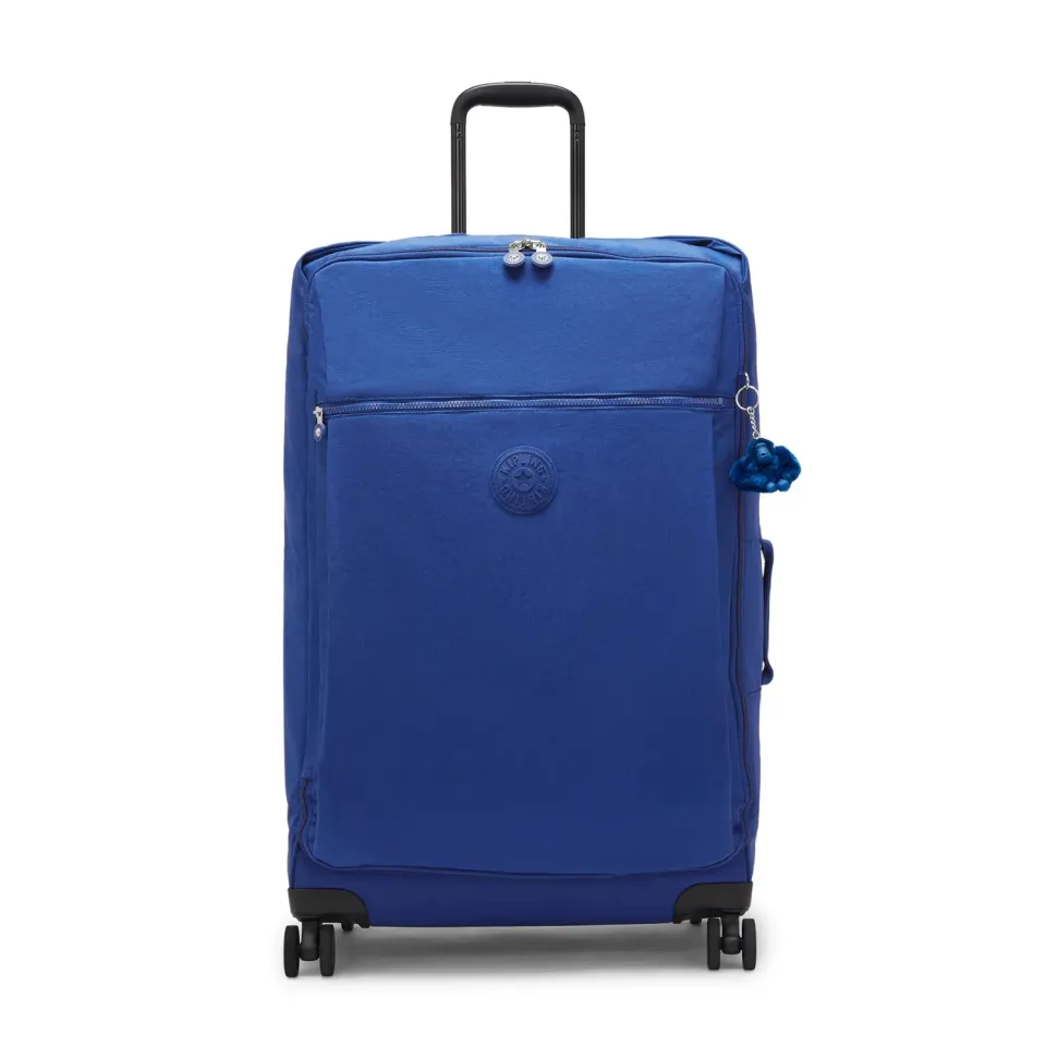 Kipling Darcey Up L koffer Blazing Blue Groot 4 wielen