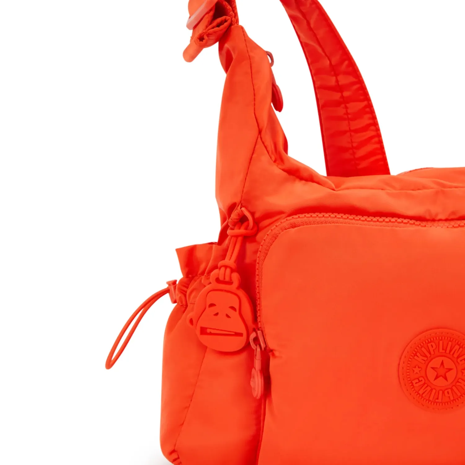 Kipling Gabb S crossbodytas Medium Open Orange met trekkoord