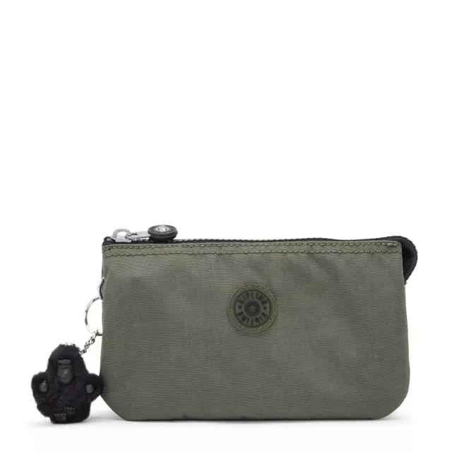 Kipling Creativity L pouch Green Moss groot waterafstotend