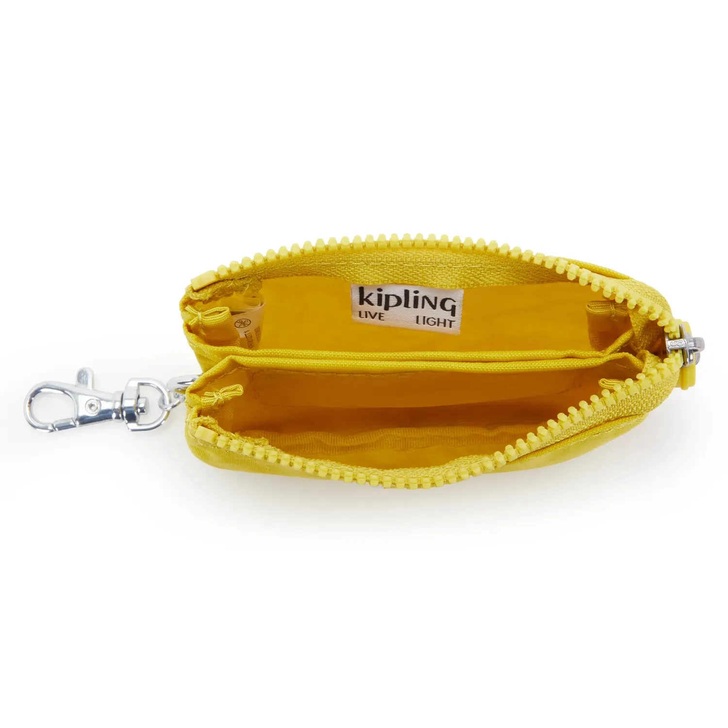 Kipling Mini Creativity portemonnee Inside Yellow met ritsvak