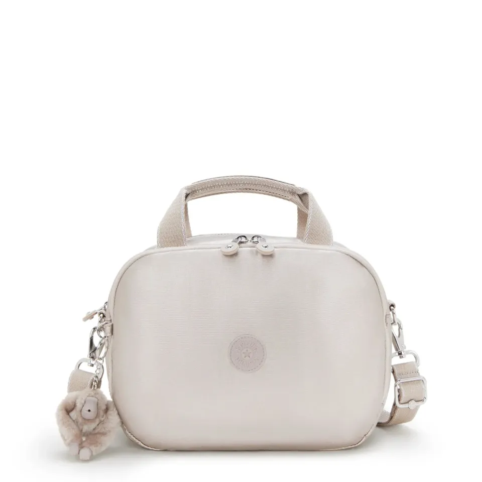 Kipling Palmbeach toilettas Groot Metallic Glow glans