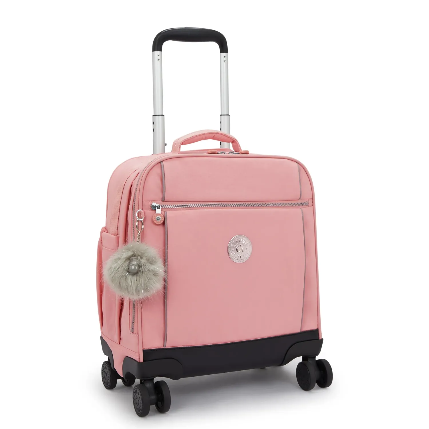 Kipling New Storia S schooltas Bridal Rose medium met wielen