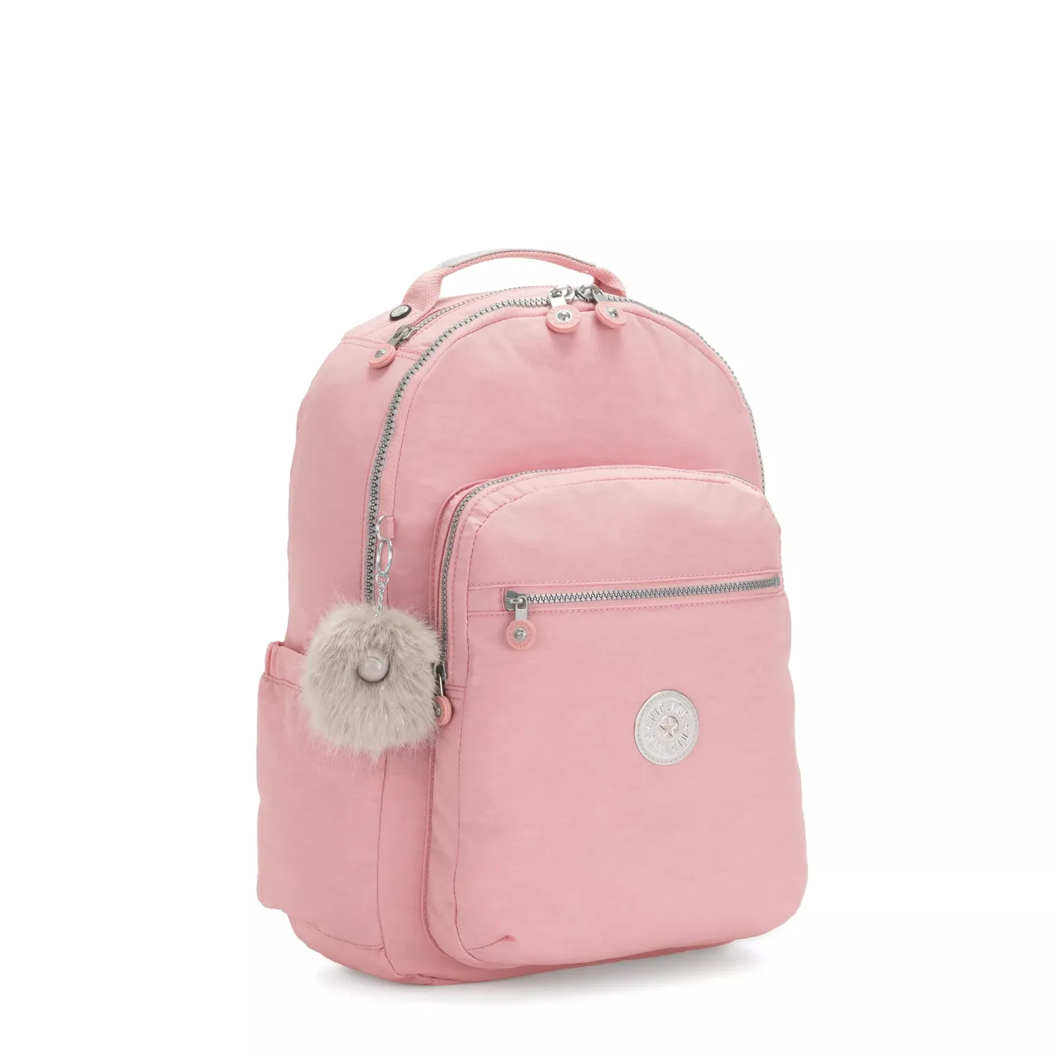 Kipling Seoul rugzak Groot Bridal Rose met laptopvak 15 inch