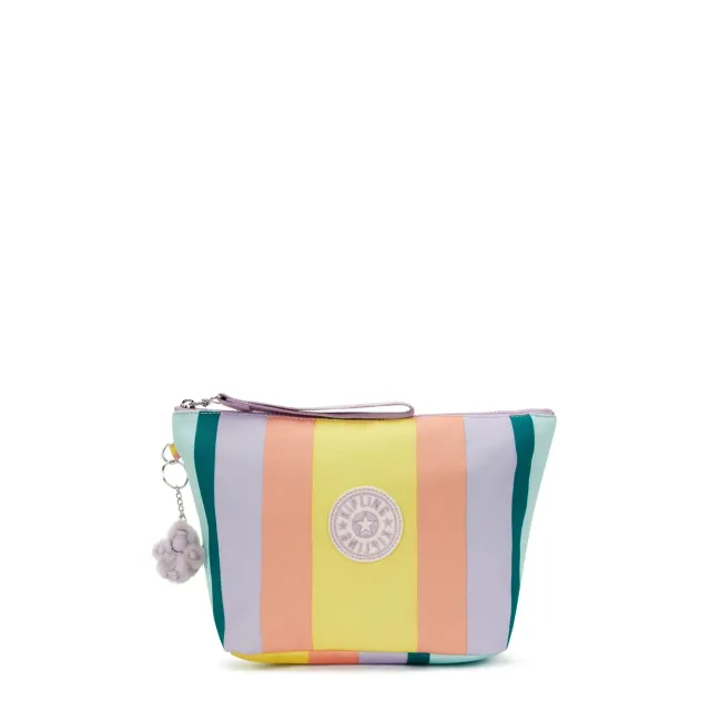 Kipling Naomi Pouch etui Bold Stripe Block klein licht