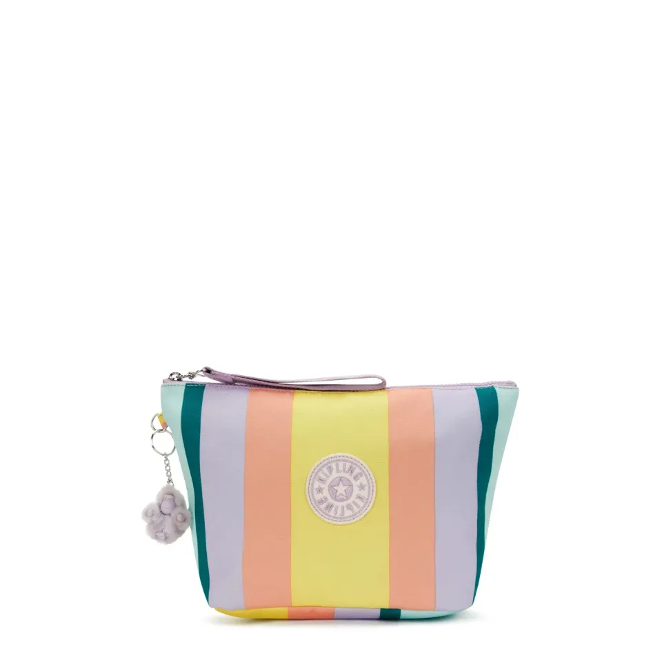 Kipling Naomi Pouch etui Bold Stripe Block klein licht