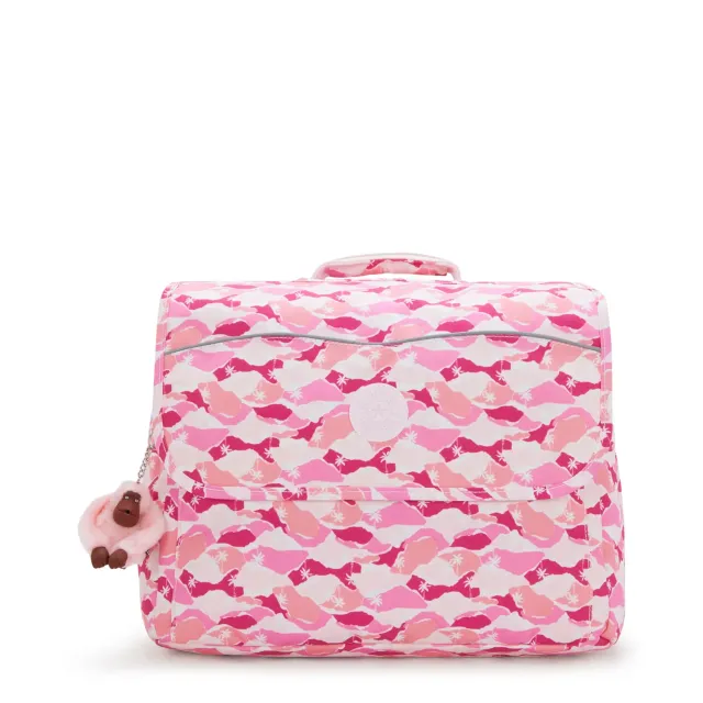 Kipling Codie M schoolrugzak Pink Palm medium A4