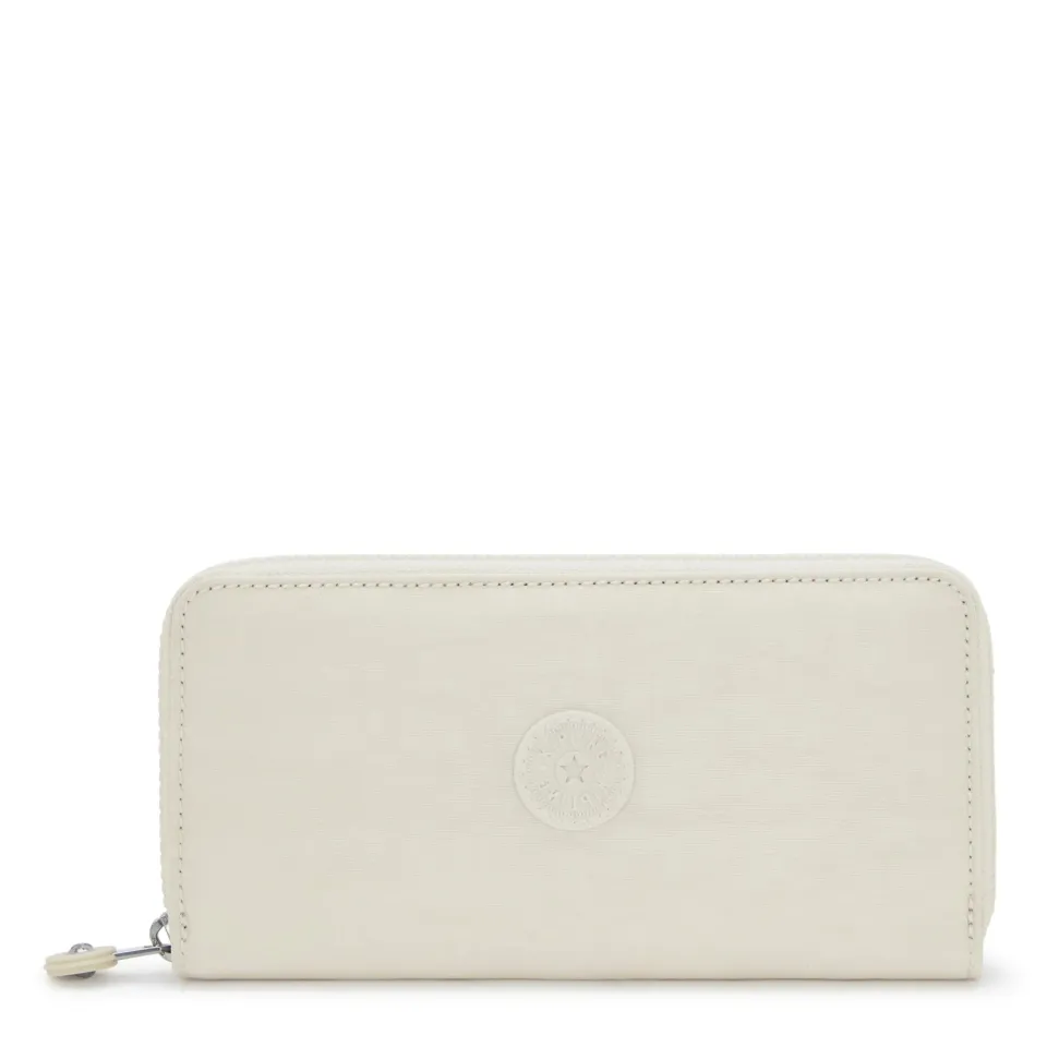 Kipling Money World portemonnee Hideaway Beige groot met rits