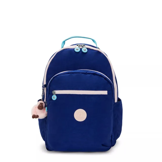 Kipling Seoul College rugzak Groot Solar Navy Combo 15 inch