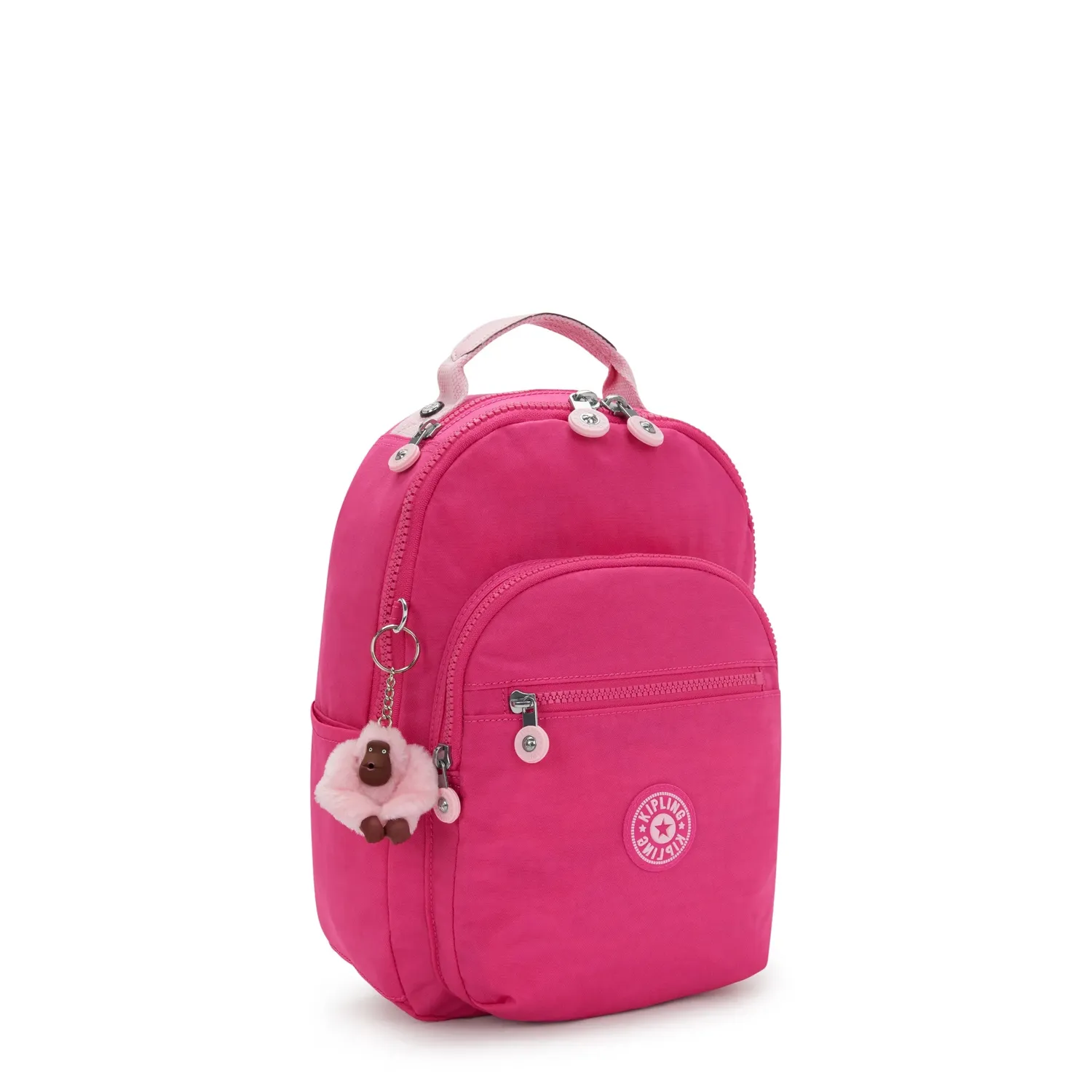 Kipling Seoul S rugzak Klein Intense Rose 11 inch tabletvak