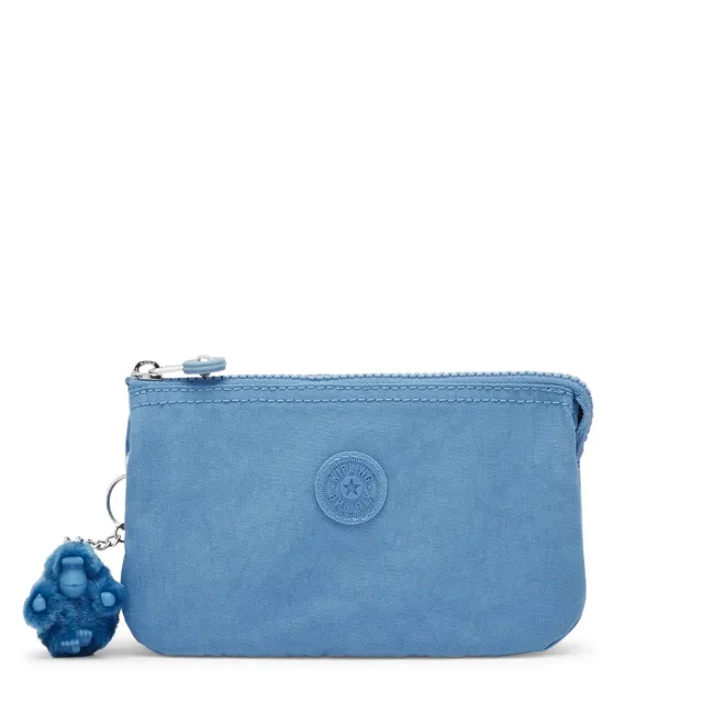 Kipling Creativity L buideltas Groot Vintage Blue met 3 vakken