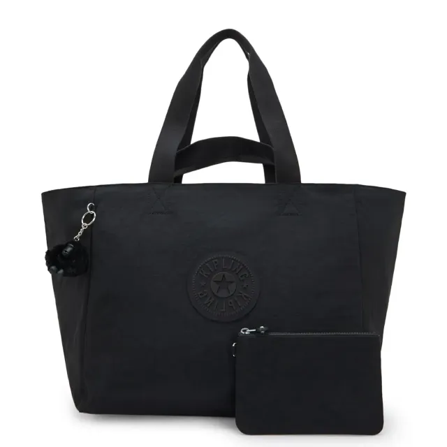 Kipling Naomi strandtas Groot Black Noir lichtgewicht