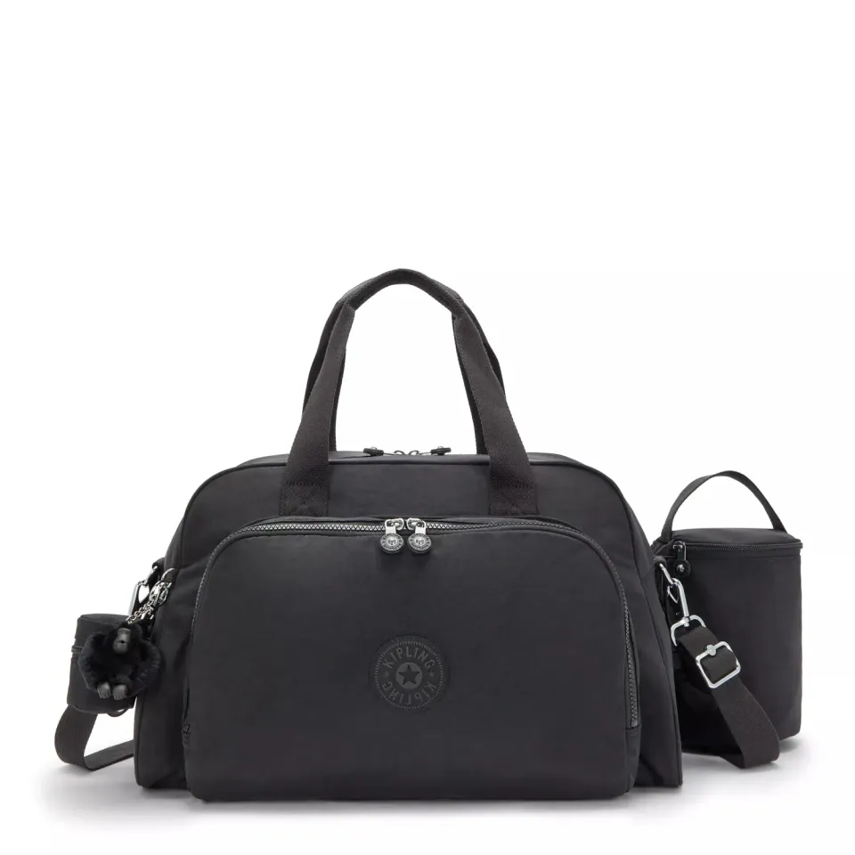 Kipling Camama luiertas Black Noir groot met verschoningsmat