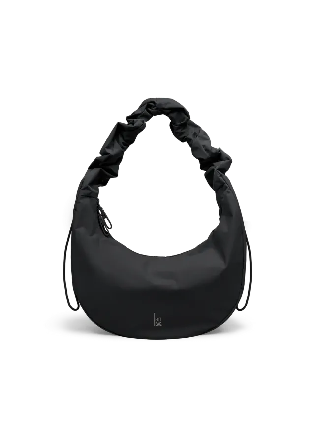 Got Bag Moon Bag Ruffle tas black monochrome gerecycled