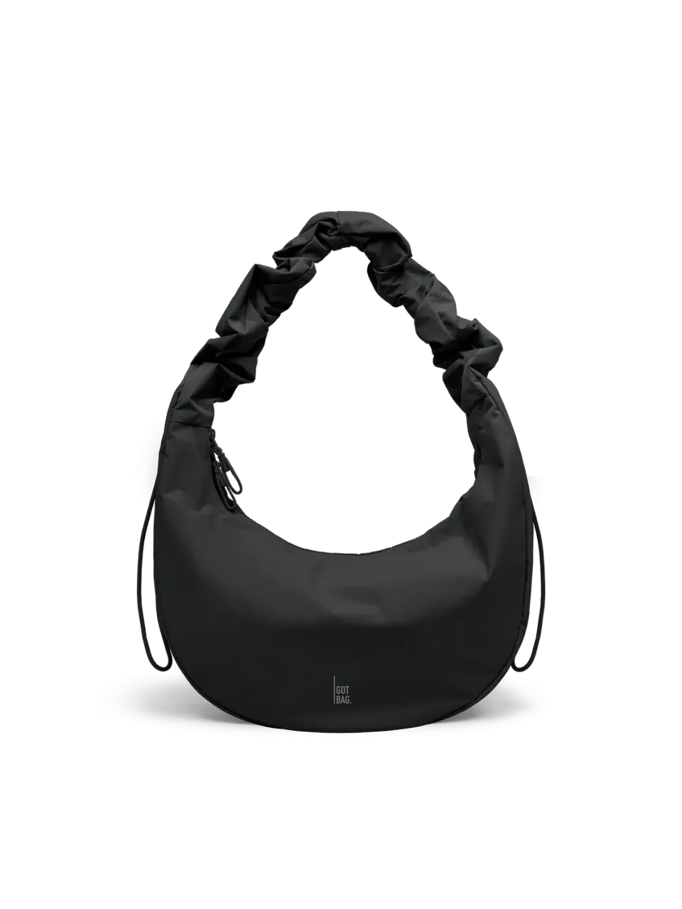 Got Bag Moon Bag Ruffle tas black monochrome gerecycled