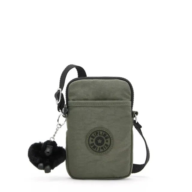 Kipling Tally telefoontas Klein Green Moss waterafstotend