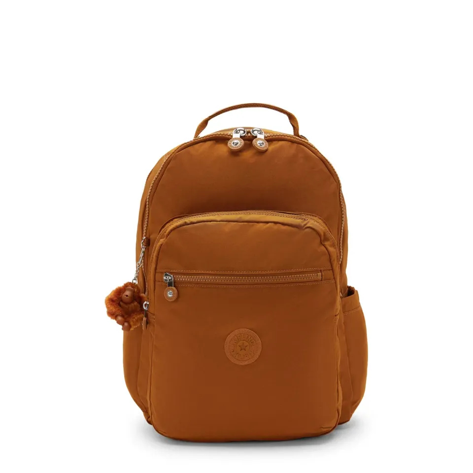 Kipling Seoul Lap rugzak Stylish Mokka Groot 15 inch
