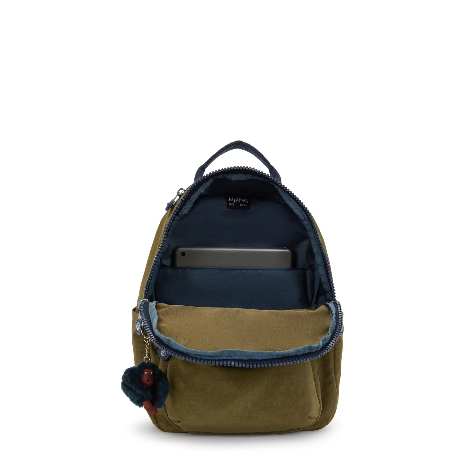 Kipling Seoul S rugzak klein Treasure Green waterafstotend