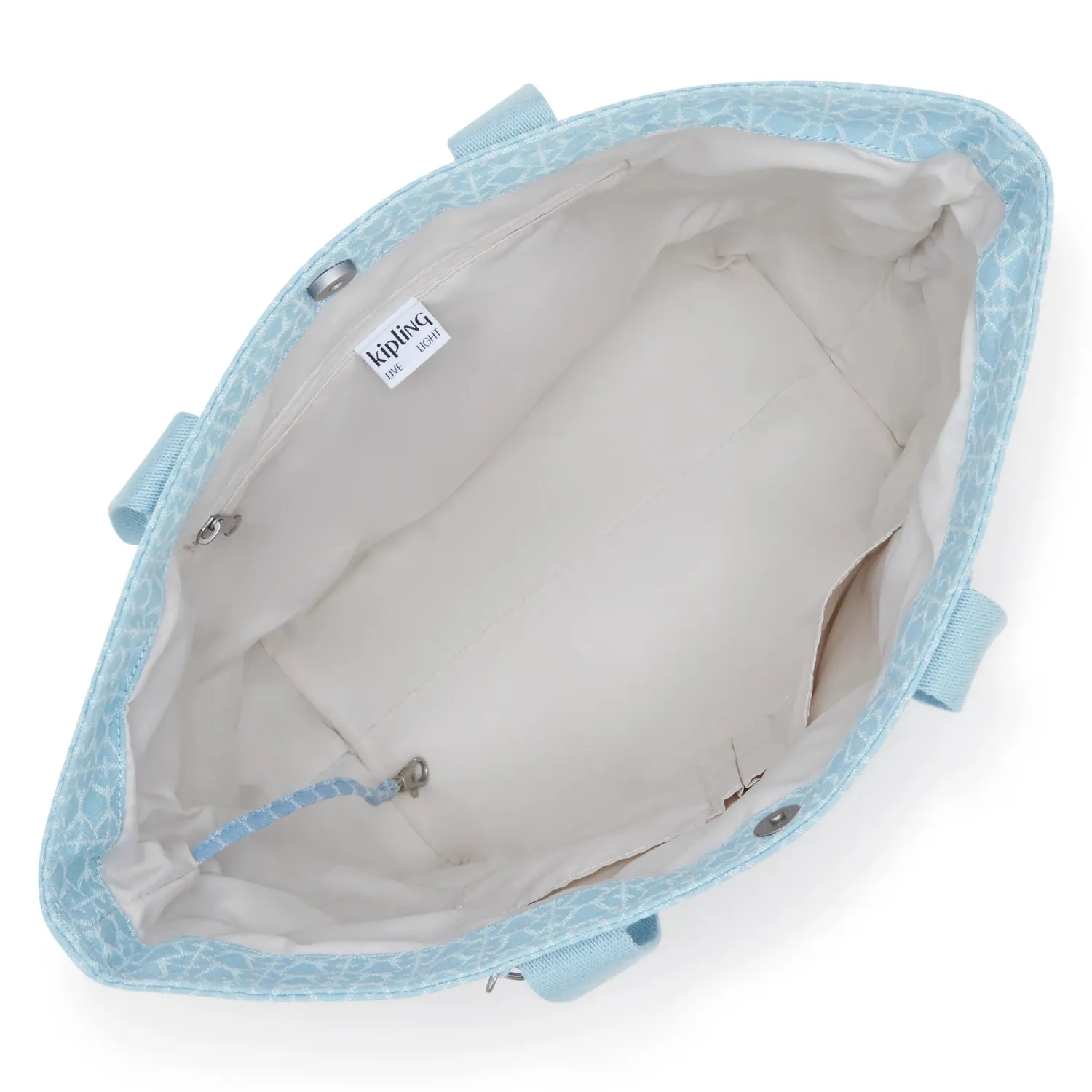 Kipling Raaja shopper Groot Light Denim A4