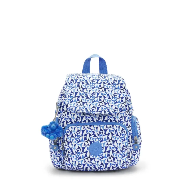 Kipling City Zip Mini rugzak Crazy Leaves klein met print