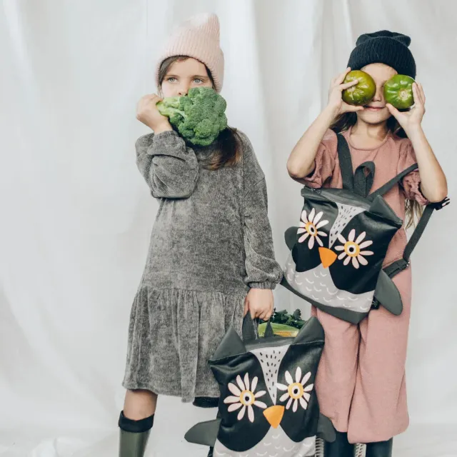 LOVE FOR CHILDRENN Uil kinderrugzak S/L waterbestendig