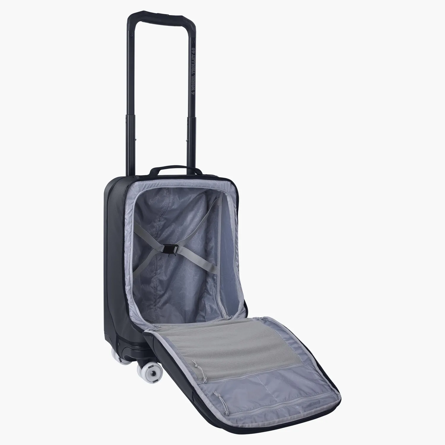 Evoc 4-Wheel Trolley 40 reiskoffer carbon grey handbagage