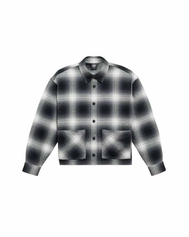 Herschel Button Down Flannel blouse moonbeam dames