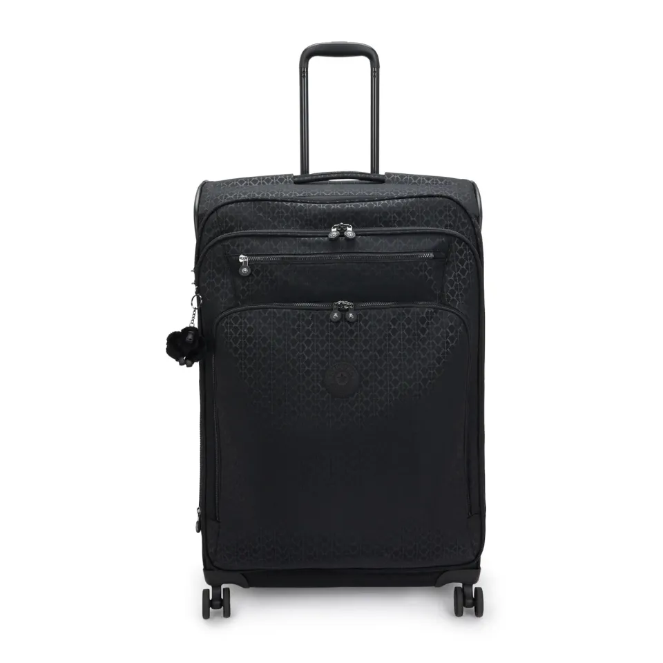 Kipling Youri Spin L koffer Signature Emb groot uitbreidbaar