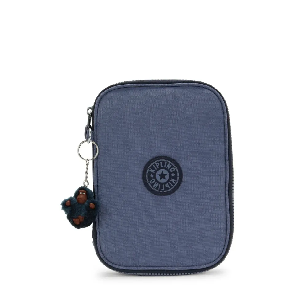 Kipling 100 PENS pennenzak Groot Game Grey nylon
