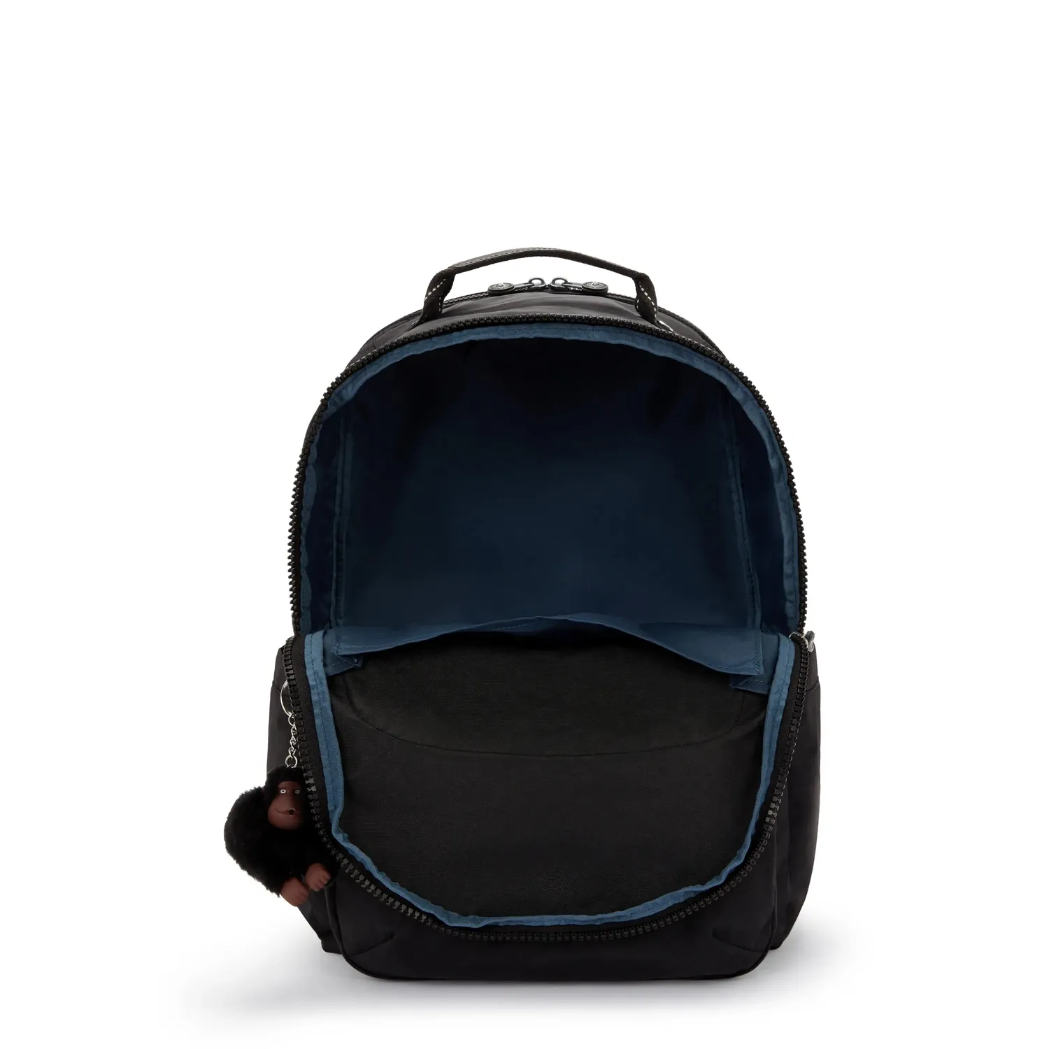 Kipling Seoul College Extra rugzak True Black Groot 15 inch