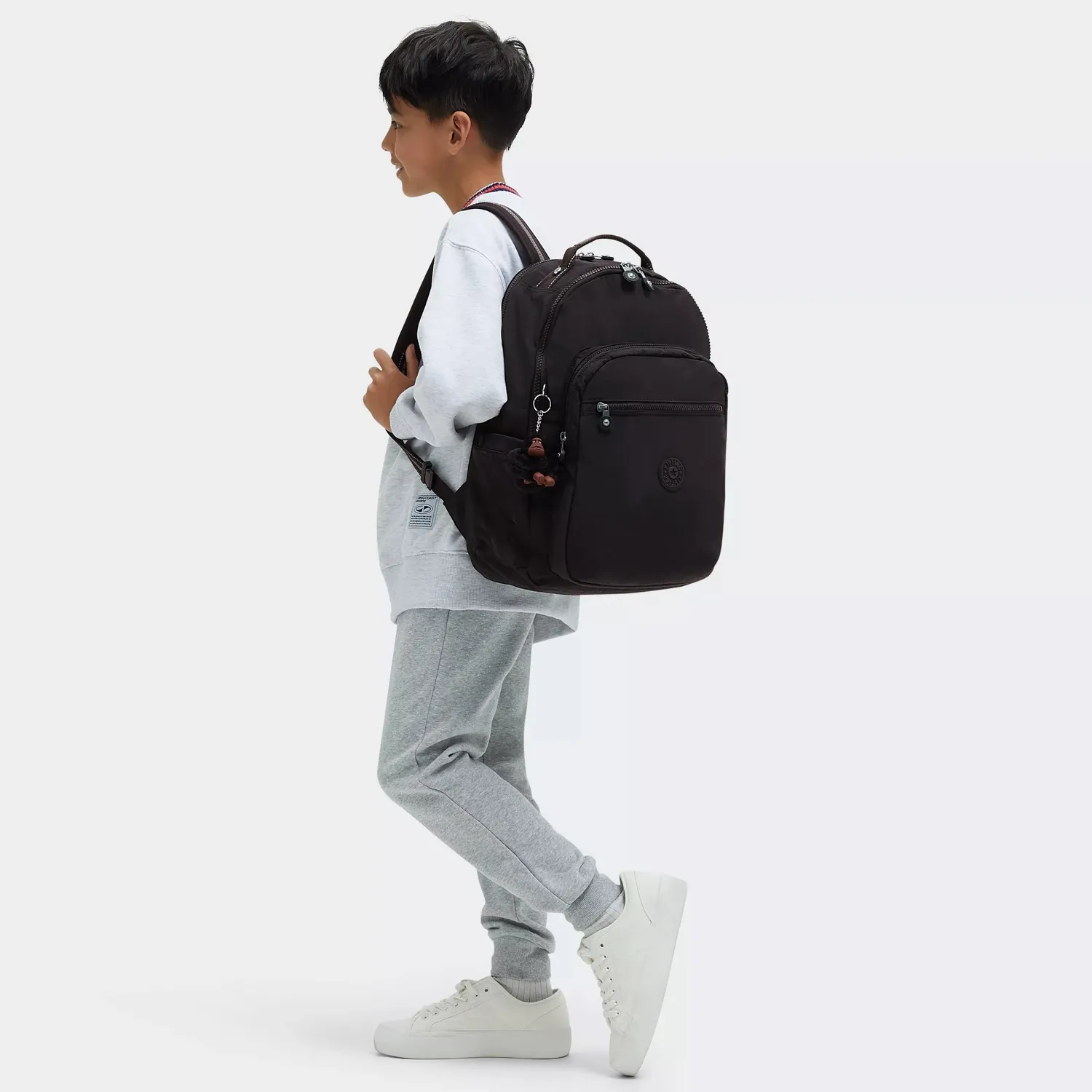 Kipling Seoul Lap rugzak True Black groot 15 inch