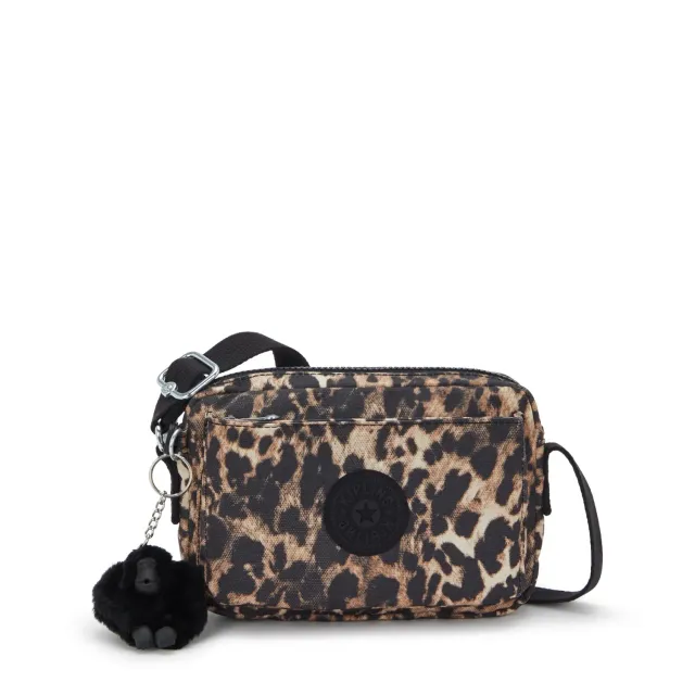 Kipling Abanu Crossbody Tas Klein Wild Leopard print