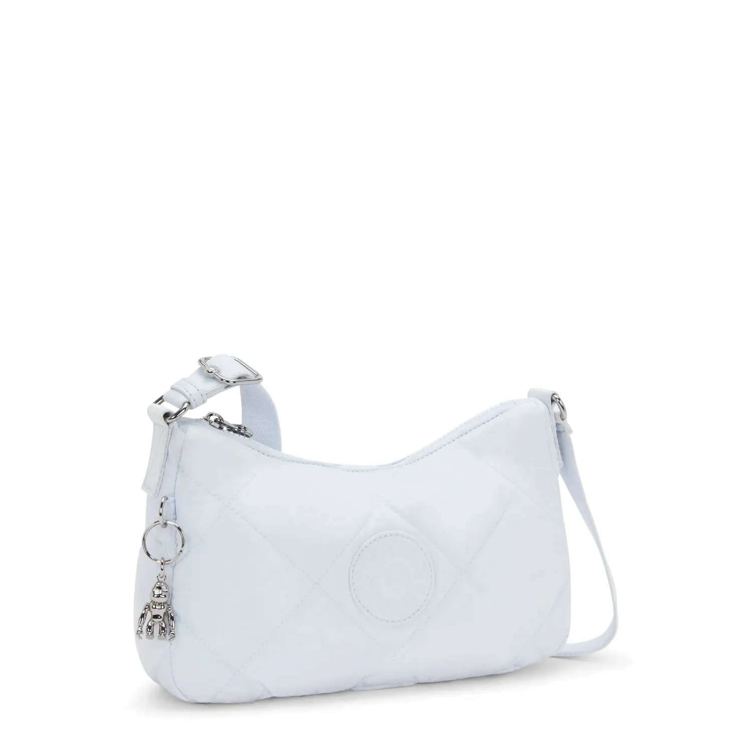 Kipling Ayda Up schoudertas Water Blue Quilt Klein