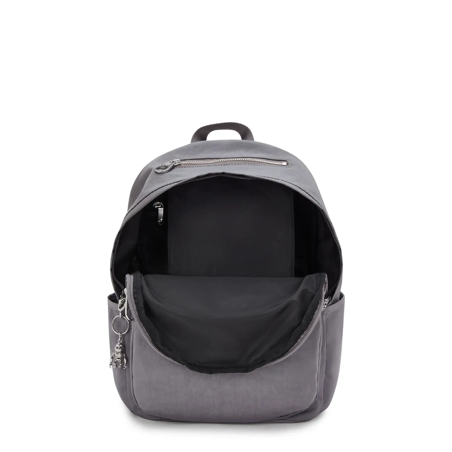 Kipling Delia rugzak Medium Grey Spice met veel vakken