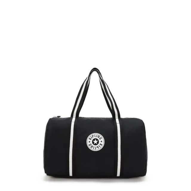Kipling Honest Up reistas black white hip groot opvouwbaar