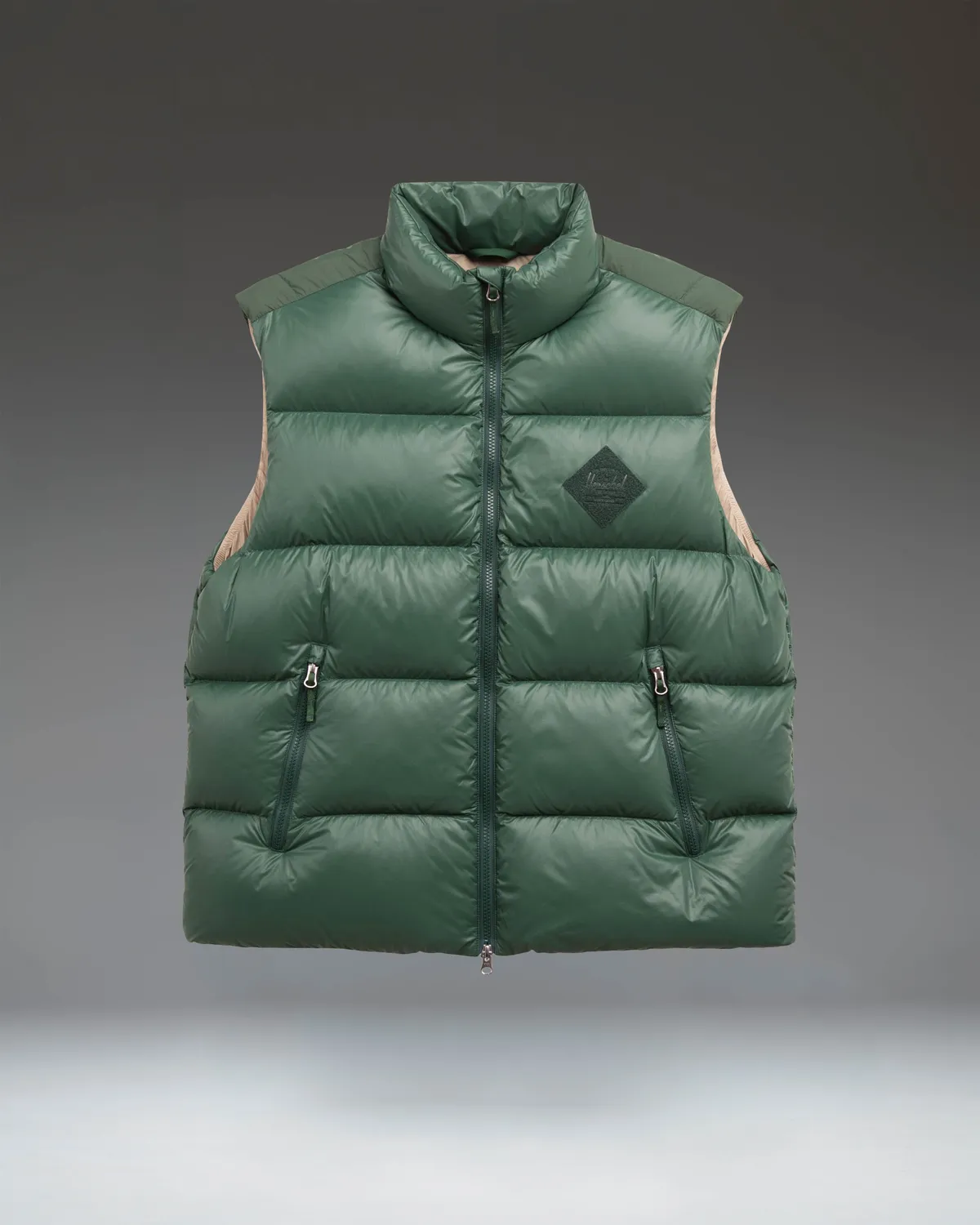Herschel Outdoor Puffer Vest bodywarmer Zwart 700-fill dons