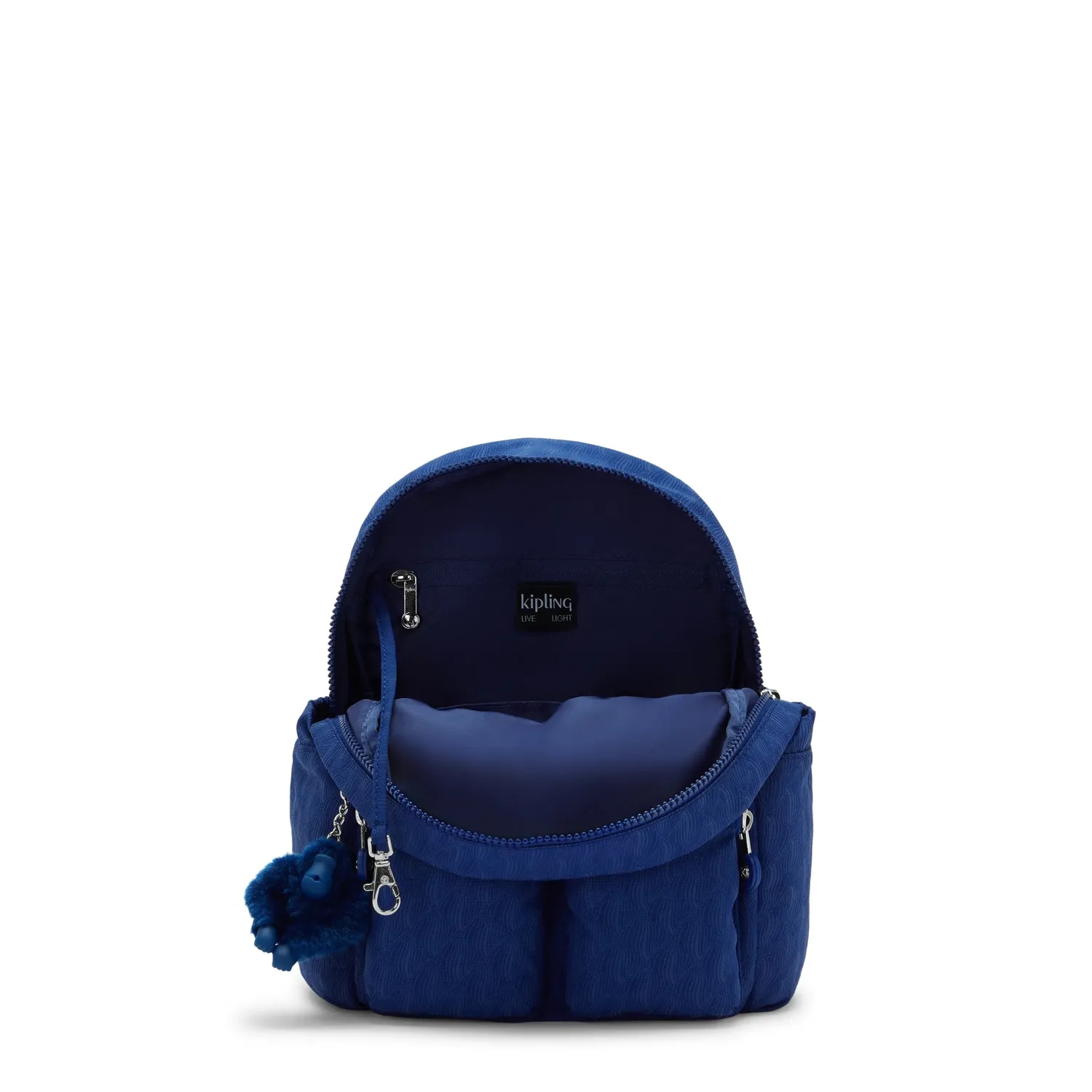 Kipling City Pocket Mini rugzak Diamond Wave klein met klep