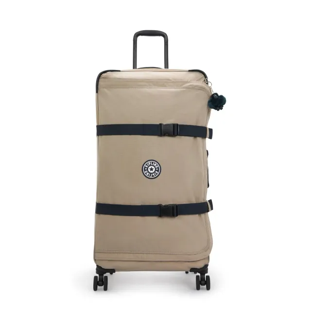Kipling Spontaneous L koffer Groot Soft Taupe Combo 4 wielen