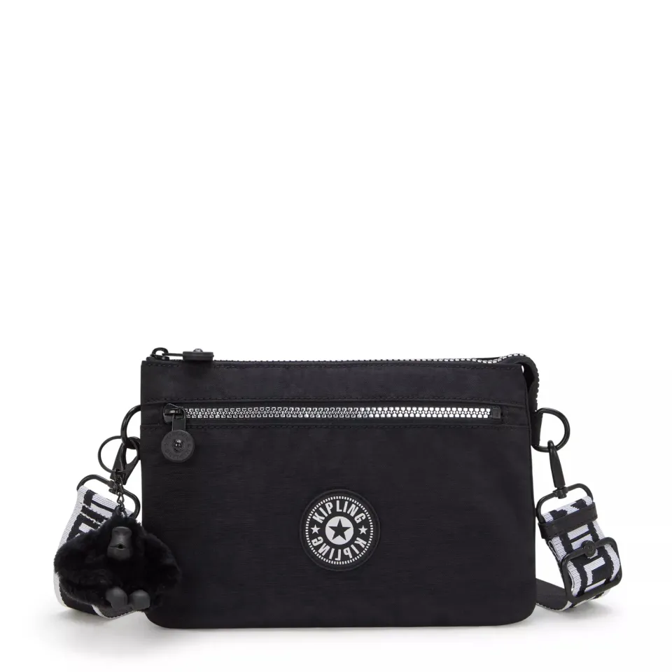 Kipling Riri Zip crossbodytas Glorious Silver klein waterafstotend