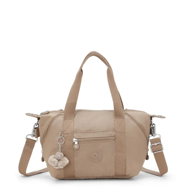 Kipling Art Mini schoudertas Tan Beige klein ruim
