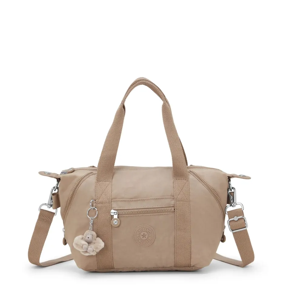 Kipling Art Mini schoudertas Tan Beige klein ruim