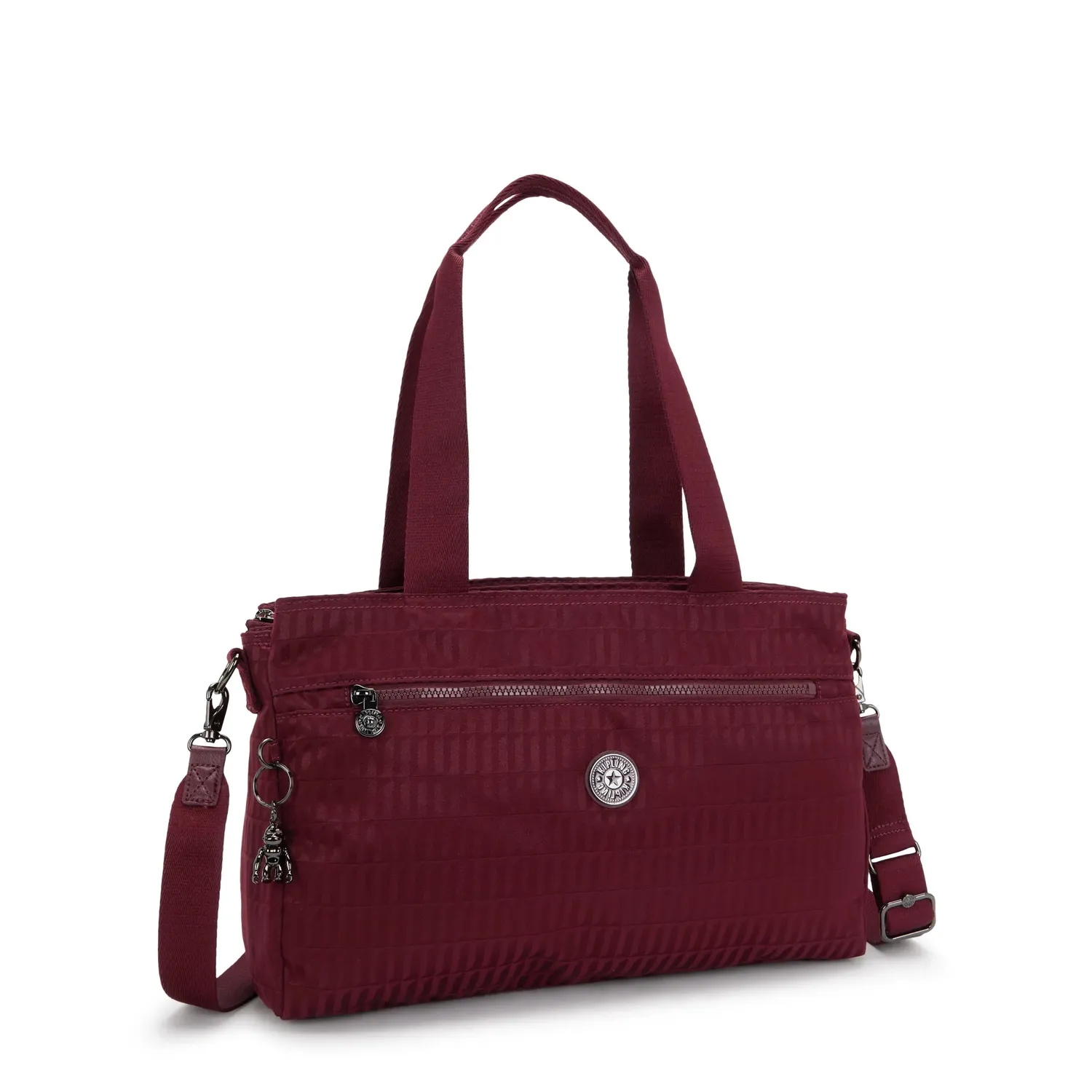 Kipling Elysia Work S werktas Maroon Tile Jacquard A4
